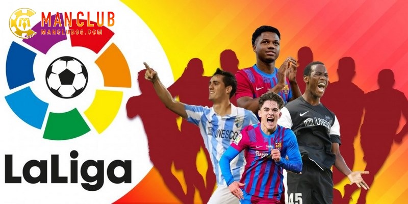 Giải bóng đá La Liga  nổi bật với sự tham gia của các đội bóng danh tiếng 